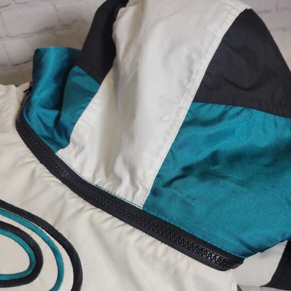 Miami Dolphins Puffer Jacket Vintage PRO PLAYER 75th Anniversary NFL Mens XXL - Picture 15 of 16